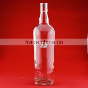 Wholesale Hot Quality Brandy Glass Bottles Waterdrap Whiskey Bottles Frosted Beverage Bottle thumbnail-2