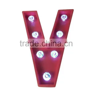 Custom Wedding Letters Light With the Wood Plastic Composite Material thumbnail-6
