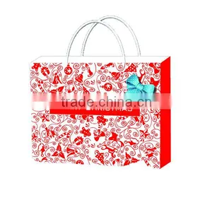 String Handle Decoration Handmade Paper Bag for Christmas thumbnail-3