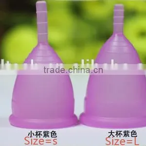Feminine Hygiene Product Menstrual Cup Medical Silicone in Medical Grade With Small & Large Size thumbnail-3
