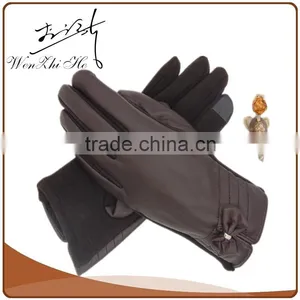 Preuim Animal Skin Leather Mankind Cheap Mountain Bike Gloves thumbnail-6