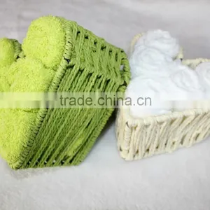 China Towel Manufacturer Soft Solid Color Dobby 100% Egyptian Cotton Towel thumbnail-2