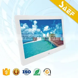 New Style White Photo Frames With SD Card 1024*600 Resolution 10.1 Inch Digital Photo Frame thumbnail-2