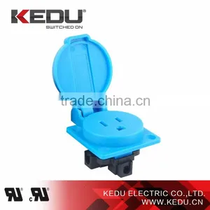KEDU Hot Sale American Socket 15A 125V 2P+PE thumbnail-2
