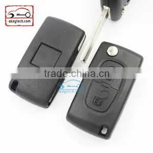 High Quatity Citroen Romote Flip Key Shell Button 307 Blank NO Battery Place 0523 Citroen Key Case thumbnail-2