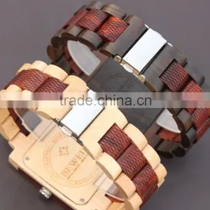 Mixed Color Wristwatch Wooden Water Resistant Wooden WristWatch Women Men Wristwatch Wooden thumbnail-6