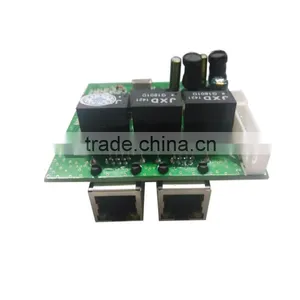 OEM 3 Port 10/100/1000mbps Mini Gigabit Ethernet Switch Board thumbnail-1