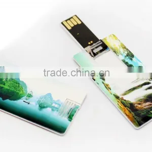 Plastic Card Type Usb Flash Drive, Custom Blank Usb Card With Keychain, Free Full Color Printing Usb Memory Card thumbnail-2