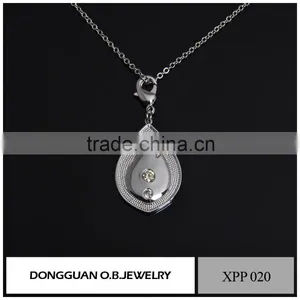 925 Sterling Silver Heart Pendant Necklace /Necklace Rose/Gold/Silver Necklaces thumbnail-4