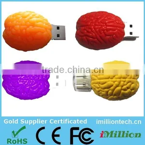 Brain Design Simulation Human Organ Customized Usb Flash Drive , Free Sample thumbnail-2
