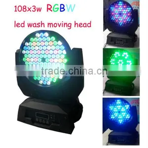 108 X3w RGBW Led Wash Moving Head thumbnail-1