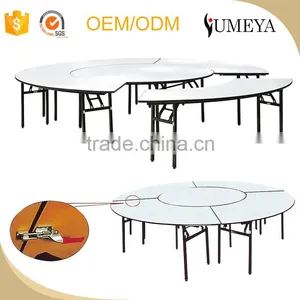 Wholesale Stainless Steel Restaurant Banquet Table Aluminum Chair Banquet Chairs and Tables thumbnail-2