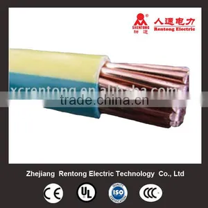 Green&yellow PVC Insulated Stranded Copper Cable thumbnail-1