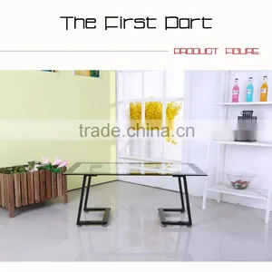 TEMPERED GLASS SIMPLE DINING TABLE COMPUTER DESK thumbnail-6