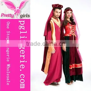 The Bride and Groom Couple Christmas Costumes for Halloween Couple Costume thumbnail-2