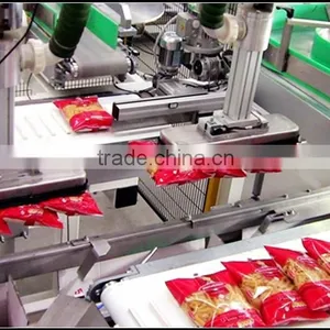 Auto Case Packer for Snack Food, Pick and Place Bag in Box Machine. thumbnail-3