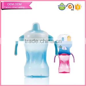 BPA Free Safe Drinking Bottle PP Plastic Sippy Cup for Children thumbnail-1