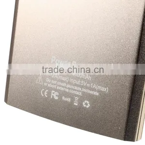 6000mAh Metal Power Bank Charger Dual USB Output Shake Control for IPhone/for Samsung/for Sony/for HTC/for Xiaomi thumbnail-4