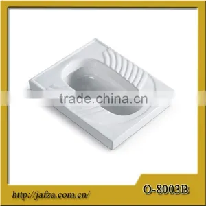 8003B Indian Style wc Human Ceramic Toilet, Squatting Pan thumbnail-1