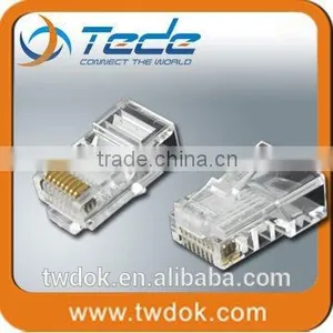 8P8C Modular Plug Shield RJ45 Modular Plug thumbnail-1