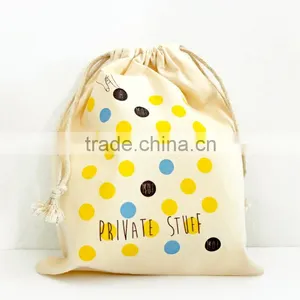 Custom Cotton Bag With Silk-screened on One Side thumbnail-1
