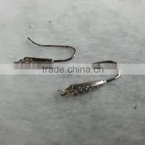 Jewelry Accessories Platinum Plated Fish Ear Hook thumbnail-1