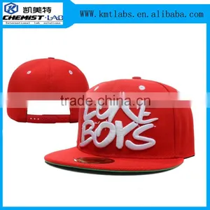 High Quality Fashion Red Color Custom Flat Brim Twill Cotton Snapback Rope Cap thumbnail-1