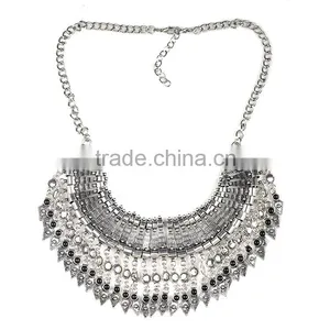 Anti Gold Silver Plated Vintage Necklace Boho Jewellery thumbnail-5