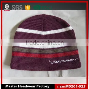 Knit Beard Reflective Beanie Hat thumbnail-1