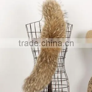 Lady's Soft Raccoon Fur Collar RC15 thumbnail-5