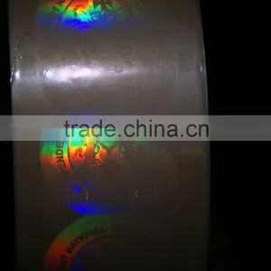 3D Hologram Anti Counterfeiting Hot Stamping Sticker ,Laser Security Hot Stamping Label thumbnail-5
