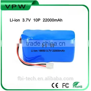 Factory OEM 10P Rechargeable 3.7V 22000mah Li-ion Battery thumbnail-1