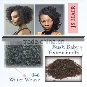 New Water Weave - BUSH BABY EXTENSIONS 1# IN STOCK - 16 INCH HUMAN HAIR LOCK EXTENSIONS IN STOCK thumbnail-1
