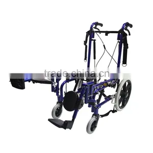 TopMedi Hospital Equipment Detachable Headrest Nylon Sponge Seat Cushion Folding Solid Wheelchair thumbnail-3