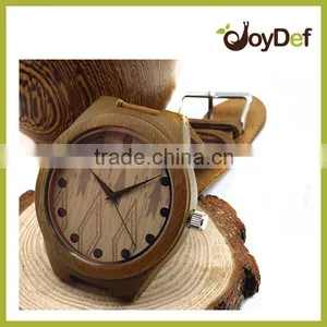 2016 Popular Wholesale Price Natural Bamboo Wood Noveties Lady Watch for Men and Women thumbnail-3