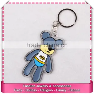 Make Acrylic Bear Keychains, Low Price Printed Acrylic Keychain thumbnail-3