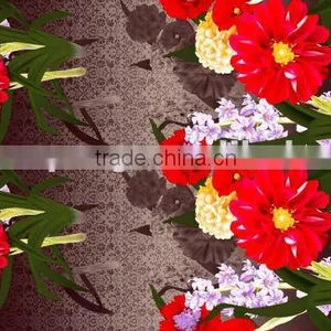 Disperse Print/scattered Print/reactive Print Bedding Sheet/set/bed Set/ thumbnail-1