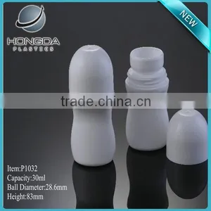 Plastic Material and Screw Cap Sealing Type Refillable Roll on Bottle thumbnail-2