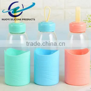 Fashion Water Bottle Travel Lead Free Silicone Cup Sleeve Outdoor Sport thumbnail-3