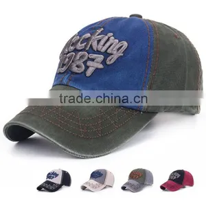 Flat Embroidery Adjustable 100% Cotton Golf Cap thumbnail-6