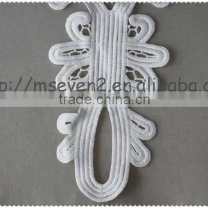 Wholesale Soft White Cotton Lace Collar, Embroidery Cotton Collar Lace for Ladies Wear thumbnail-4