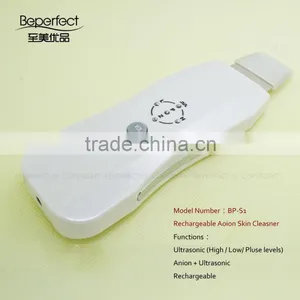 Beperfect Innovative Products Portable Ultrasonic Facial Skin Scrubber for Brand OEM thumbnail-1