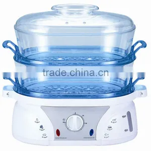 2 Tier Plastic Food Steamer thumbnail-1