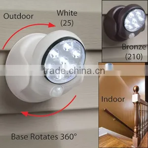 Kawachi Cordless Motion Activated Sensor Light Wall Lamps 360 Degree 6V 7 LEDS Rotation Light thumbnail-1