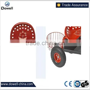 TC4501E Deluxe Tractor Scoot With Bucket Basket Heavy Duty Steerable Garden Seat CartTC4501EHome Garage Utility Rolling Work Sea thumbnail-3