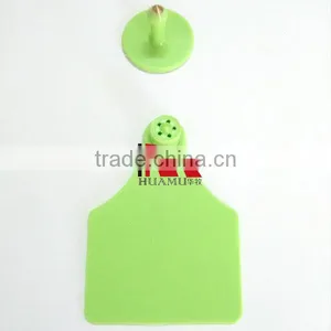Green Separated Cattle Ear Tag Female Tag 78*56 mm Male Tag 30*30 mm thumbnail-3