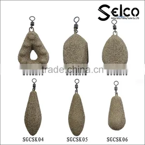 Carp Fishing Square Pear Fishing Leads Weights thumbnail-4