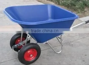 140L Dual Wheels Constuction Wheelbarrows thumbnail-1