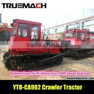 YTO CA902 90hp Agricultural Crawler Tractor With Square Head Cabin thumbnail-1