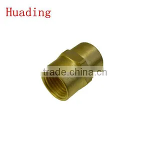 Brass Material , Straight Double Female Connector ,1/8'-3' ,brass Union Two Way thumbnail-1